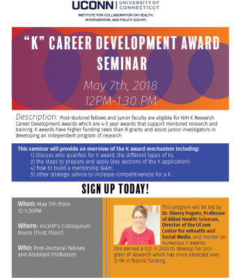K-Career Dev. Award Seminar Flyer